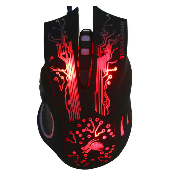 Wired Gaming Mouse 5500DPI 7-Color LED Backlight Optical Mouse Gamer USB 7 Buttons PC Gamer Computer Laptop Desktop Mice - Image 9