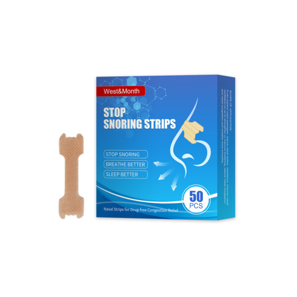 West&Month Nasal Ventilator Nasal Strip Anti-snoring Unclogging Airway Anti-snoring Stop Snoring Strip Care - Image 6