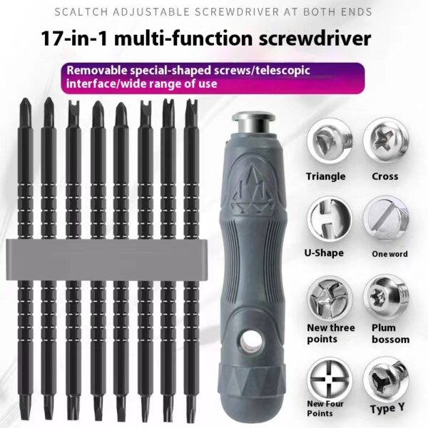 Multifunctional 17-in-one Strong Magnetic Special-shaped Screwdriver Set - Image 6