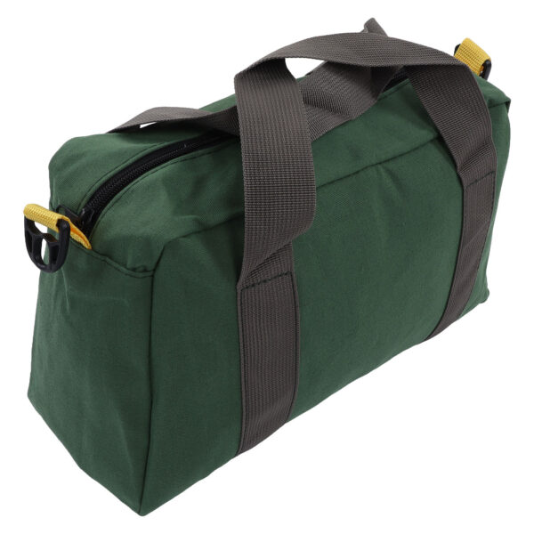 Wide Mouth Tool Bag Portable Canvas Waterproof High Capacity Storage Handbag for Technicians 41cm/16in - Image 3