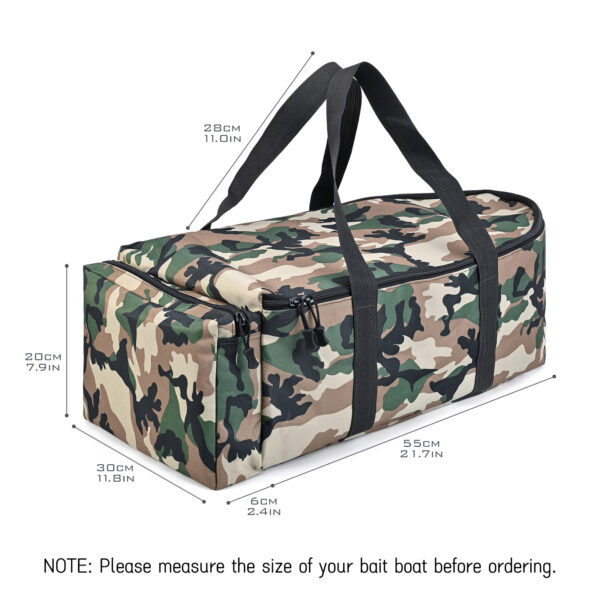 Carry Bag for Bait Boat Water Repellent Fishing Boat Storage Bag - Image 2