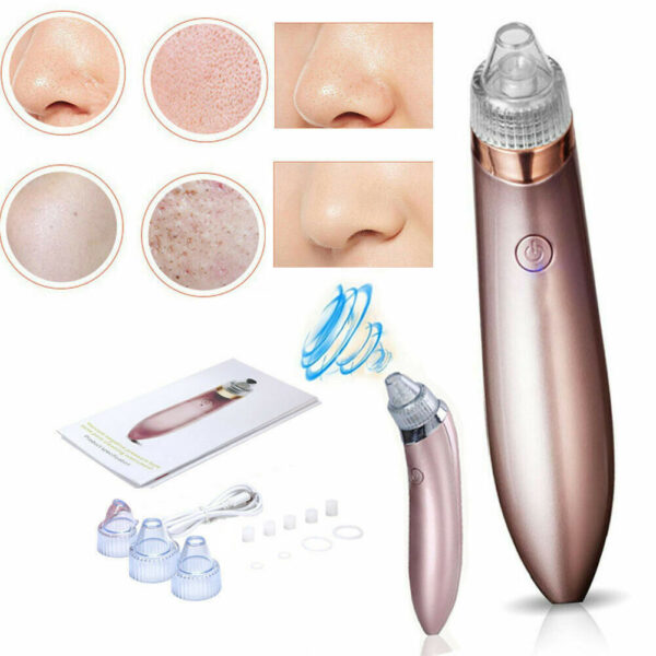 Electric Blackhead Vacuum Pore Cleaner Acne Pimple Remover Strong Suction Tool Electric Blackhead Remover Pore Vacuum Suction Diamond Dermabrasion Face Cleaner - Image 8